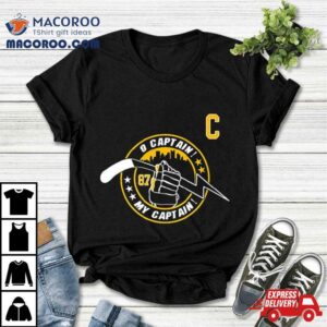 Pittsburgh Penguins Captain Number My Captain Pittsburgh Clothing Company Tshirt