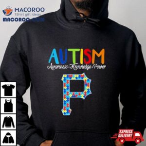 Pittsburgh Pirates Autism Awareness Knowledge Power Tshirt