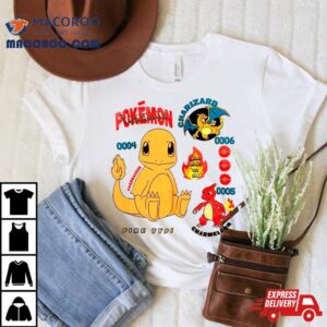 Pokemon Charmander Evolutions Youth Boxlunch Exclusive Tshirt