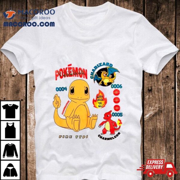 Pokemon Charmander Evolutions Youth Boxlunch Exclusive T Shirt