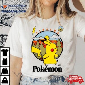 Pokemon Pikachu Camp Badge Shirt