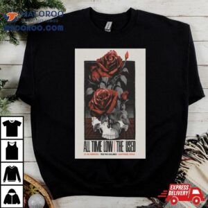 Poster All Time Low The Used De Febrero Teatro Coliseo Santiago Chile Tshirt