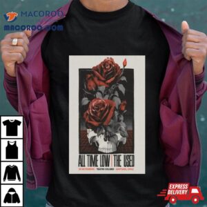 Poster All Time Low The Used 29 De Febrero Teatro Coliseo Santiago Chile Shirt 2 Poster All Time Low The Used De Febrero Teatro Coliseo Santiago Chile Tshirt