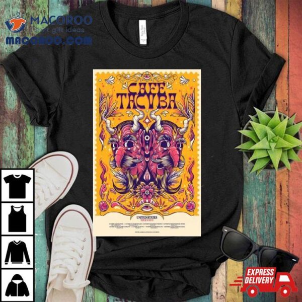 Poster Caf Tacvba Tour Us Shirt