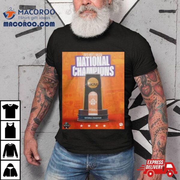 Poster Clemson Tigers Wins The 2023 Men’s Soccer National Champions Shirt