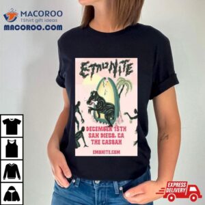 Poster Emo Nite Dec Th The Casbah San Diego Ca Tshirt