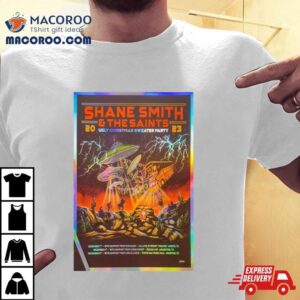 Poster Shane Smith And The Saints Christmas Party 2023 Shirt