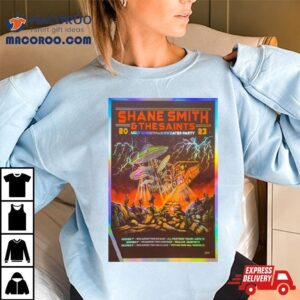 Poster Shane Smith And The Saints Christmas Party Tshirt