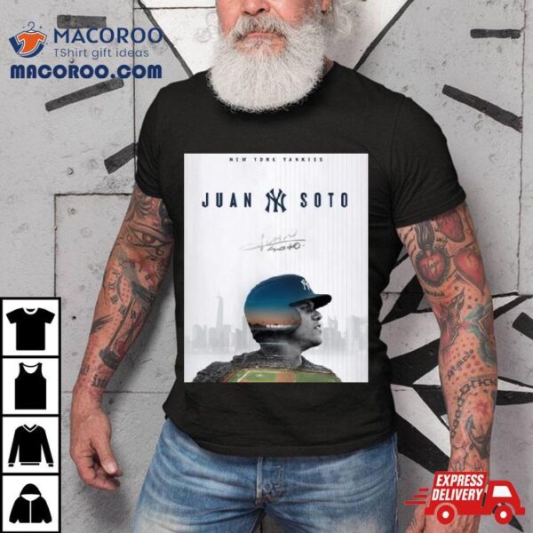 Poster Soto New York Yankees Juan Soto Vintage Signature Shirt