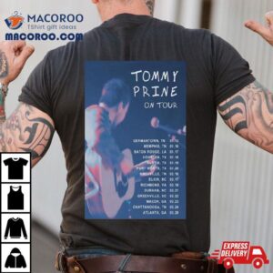 Poster Tommy Prine American Tour Jan And Feb Tshirt