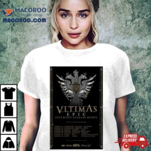 Poster Vltimas European Tour Epic Exclusive Release Shows Tshirt