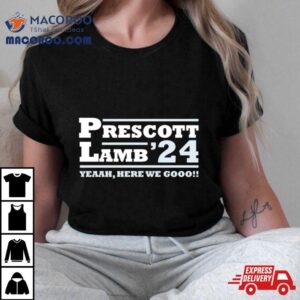 Prescott Lamb Yeahh Here We Go Tshirt