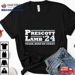 Prescott Lamb Yeahh Here We Go Tshirt