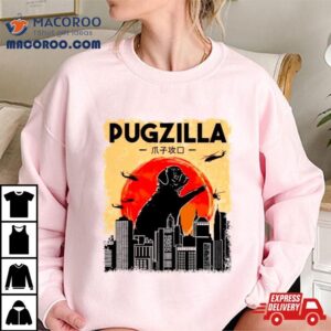 Pugzilla Funny Dog Tshirt