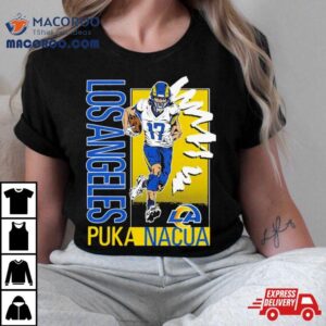 Puka Nacua Los Angeles Rams Caricature Player Tshirt