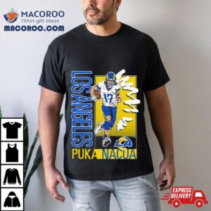 Puka Nacua Los Angeles Rams Caricature Player Tshirt