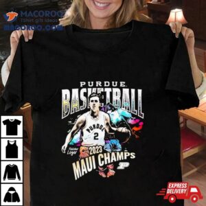Purdue Basketball Fletcher Loyer 2023 Maui Champs Shirt