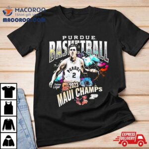 Purdue Basketball Fletcher Loyer Maui Champs Tshirt