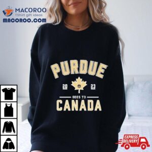 Purdue Basketball Goes To Canada Tshirt