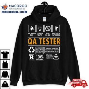 Qa Tester Funny Quality Assurance Job Graphic Tshirt