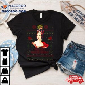 Queen Victoria Merry Queenmas Christmas Tshirt