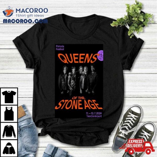 Queens Of The Stone Age Pohoda Festival Trenn Airport 11 13 July 2024 Poster T Shirt