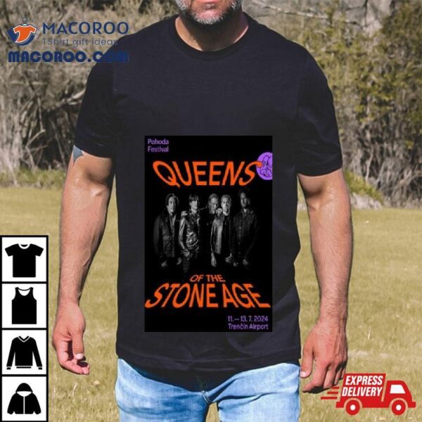 Queens Of The Stone Age Pohoda Festival Trenn Airport 11 13 July 2024 Poster T Shirt