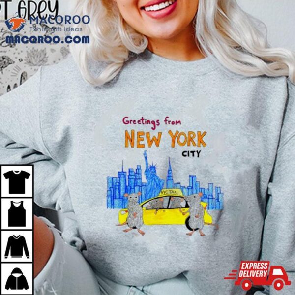 Rats Greetings From New York City Shirt