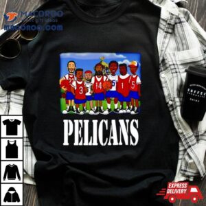 Recess X Pelicans Cartoon Tshirt