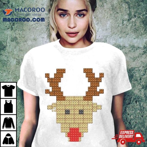 Reindeer Lego Christmas Shirt