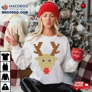 Reindeer Lego Christmas Tshirt