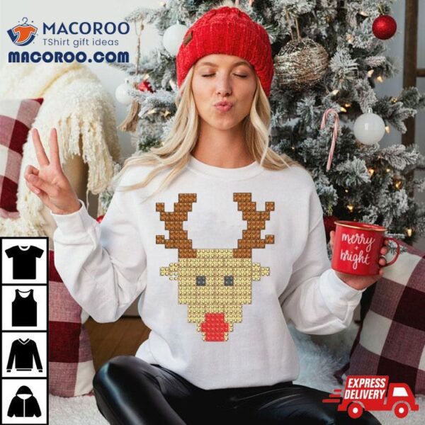 Reindeer Lego Christmas Shirt