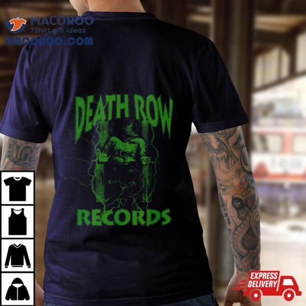 Retro Electric Neon Green Death Row Shirt