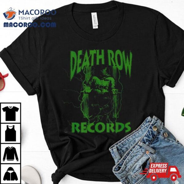 Retro Electric Neon Green Death Row Shirt