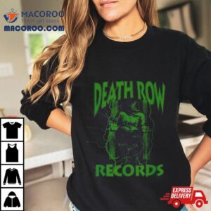 Retro Electric Neon Green Death Row Tshirt