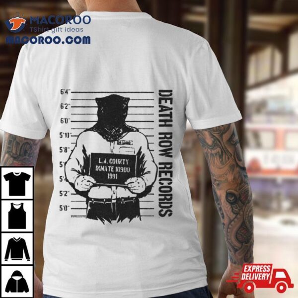 Retro Inmate Mugshot Eminem Till I Collapse Shirt