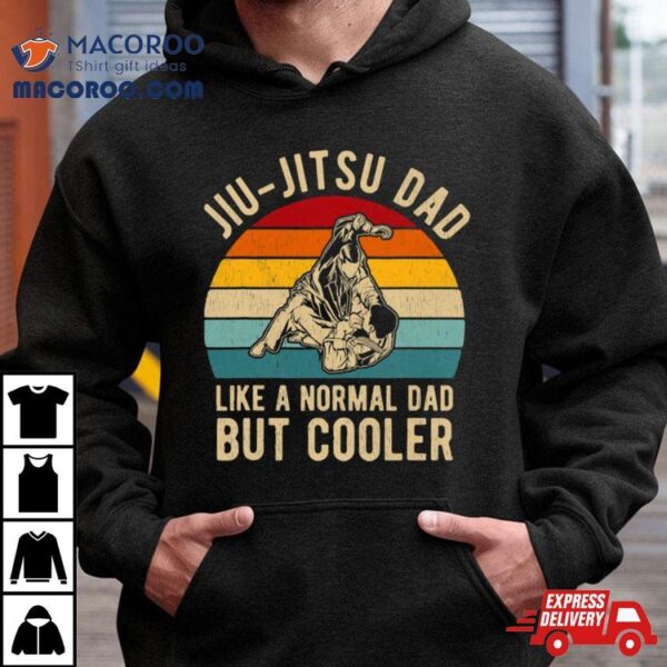 Retro Jiu Jitsu Dad Bjj Men Father Vintage Shirt