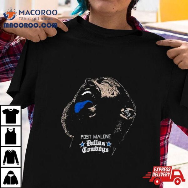 Retro Post Malone X Dallas Cowboys T Shirt