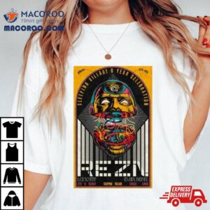 Rezn Sleeping Village Chicago Il January Poster Tshirt