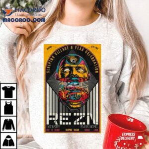 Rezn Sleeping Village Chicago Il January Poster Tshirt