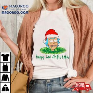 Rick Sanchez Santa Happy Bad Christmas Shirt