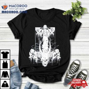 Riddickart X Spencer S Black Unholy Skeleton Tshirt