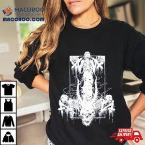 Riddickart X Spencer S Black Unholy Skeleton Tshirt