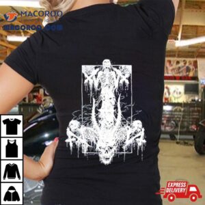 Riddickart X Spencer S Black Unholy Skeleton Tshirt