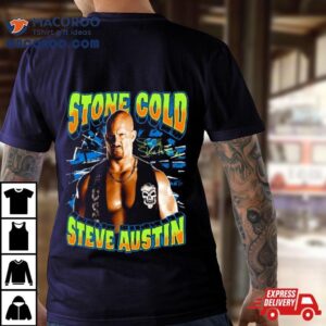 Ripple Junction Black Stone Cold Steve Austin Glow Ink T Shirt