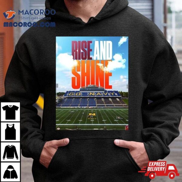 Rise And Shine Virginia Tech Hokies Football Win The 2023 Military Bowl Champions Ncaa College Football T Shirt