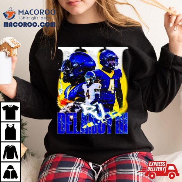 Rj Delancy Iii Toledo Rockets Football Vintage Poster Shirt