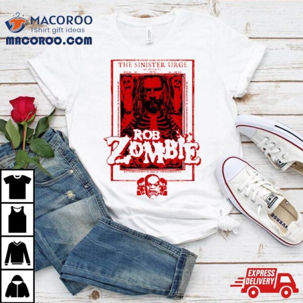 Robzombies Sinister Urge Movie Shirt