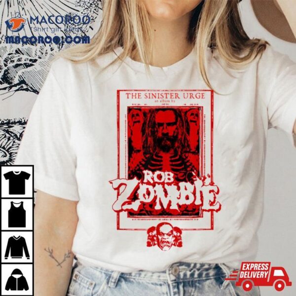 Robzombies Sinister Urge Movie Shirt