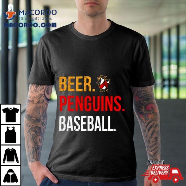 Rome Emperors Beer Penguins Baseball Shirt